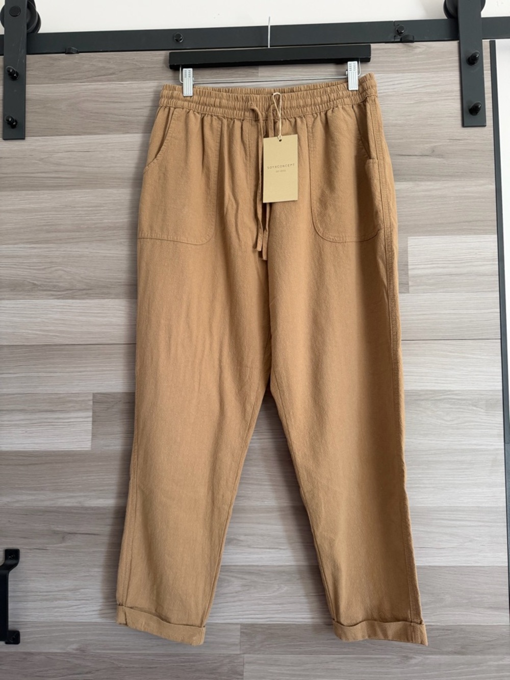 Soyaconcept SC-Banu Drawstring Pants Women Size XL NWT 100%Cotton